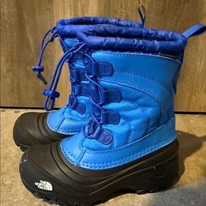 North Face kids Blue Winter Boots size 1